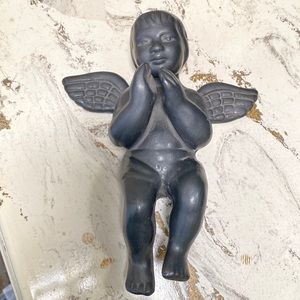Ceramic Angel for wall 9.5” x 8”